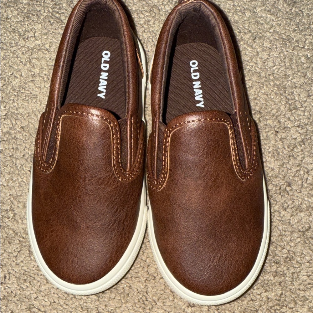 Old Navy Kids Brown Slip-On Sneakers
